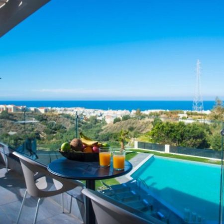 Orama Luxury Villa 4 Bedrooms With Private Pool Hersonissos  Exterior photo