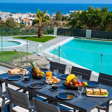 Orama Luxury Villa 4 Bedrooms With Private Pool Hersonissos  Exterior photo