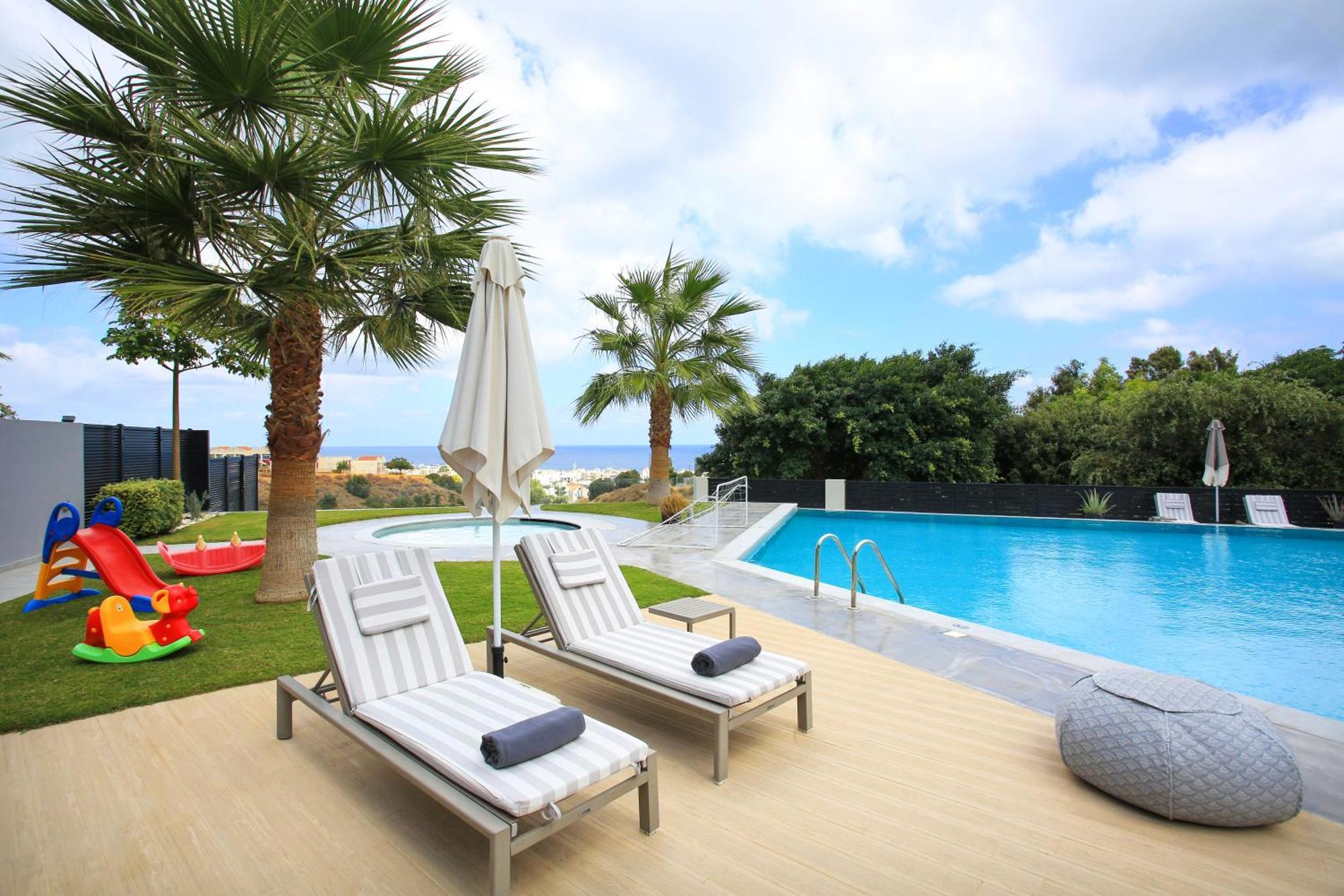 Orama Luxury Villa 4 Bedrooms With Private Pool Hersonissos  Exterior photo